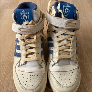 Marvel x adidas Forum 84 High 'Star Lord' Cream and Blue